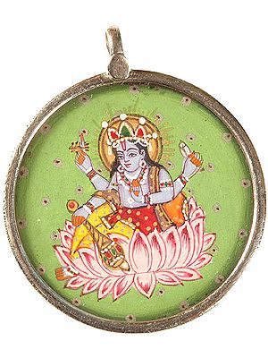 Four-Armed Lord Vishnu Pendant