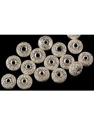 Frosted Sterling Washers (Price Per Pair)