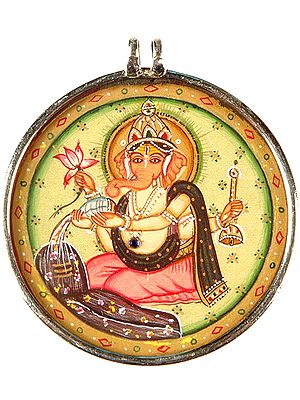 Ganesha Worships Shiva Linga