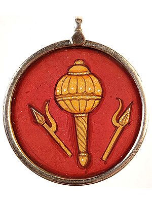 Goad Pair with Mace - Attributes of Lord Ganesha pendant