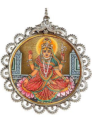 Goddess Bhuvaneshvari (Shakti of the Manifested World) Pendant