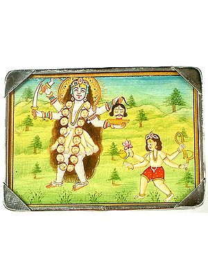 Goddess Kali with Bhairava