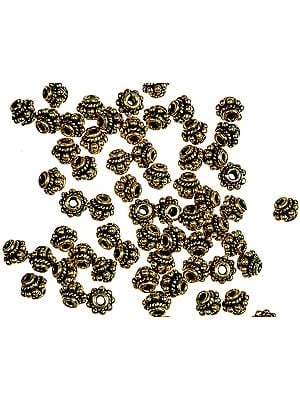 Gold Plated Beads<br>(Price Per Four Pieces)