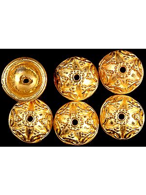 Gold Plated Fine Caps (Price Per Pair)