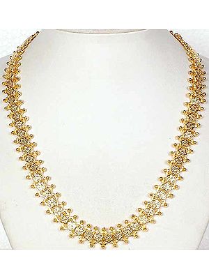 Gold Plated Necklace with Star Motifs