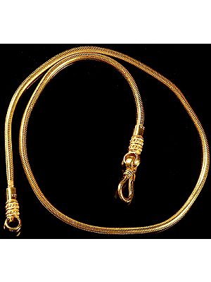 Gold Plated Snake Chain to Hold Your Pendant On