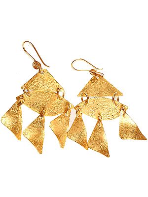 Gold Plated Sterling Silver Earrings