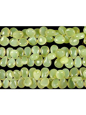 Green Chalcedony Plain Briolette