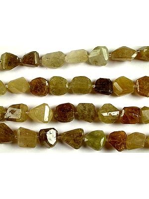 Grossular Garnet Faceted Tumbles