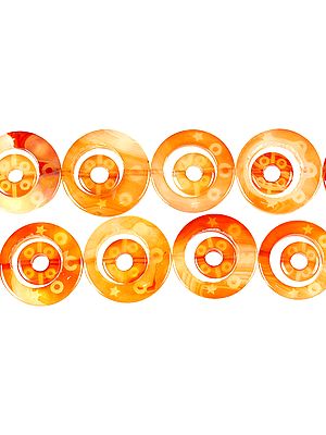 Gzi Carnelian Donuts