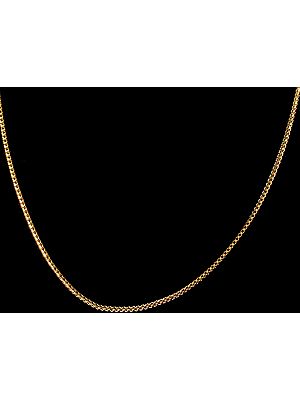 Handcrafted Fine Gold Chain with S Clasp Closer to Hang Your Pendants On