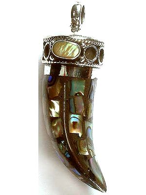 Inlay Abalone Claw Pendant