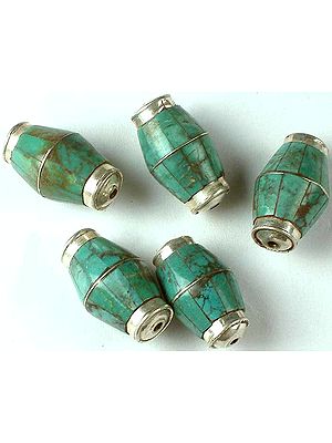 Inlay Turquoise Beads (Price Per Piece)