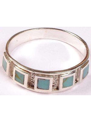Inlay Turquoise Ring