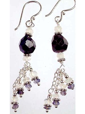 Iolite and Moonstone Chandeliers