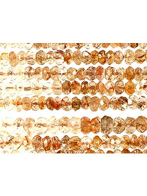 Israel Cut Rutilated Quartz Rondells