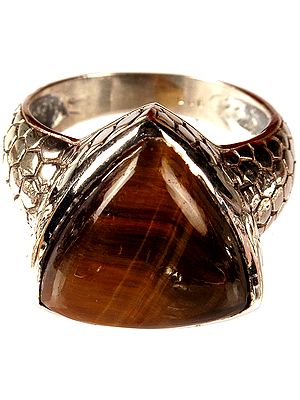 Iron Tiger Eye Ring