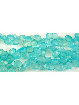 Peru Chalcedony Faceted Briolette