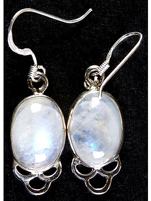 Rainbow Moonstone Earrings