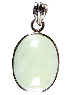 Prehnite Oval Pendant