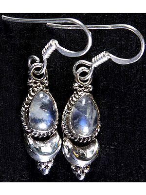 Rainbow Moonstone Earrings