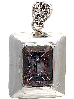 Faceted Mystic Topaz Pendant