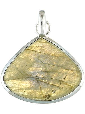 Labradorite Expanded Teardrop Pendant