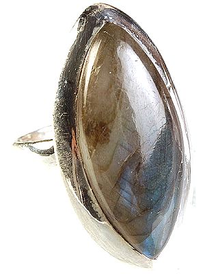 Labradorite Marquis Ring