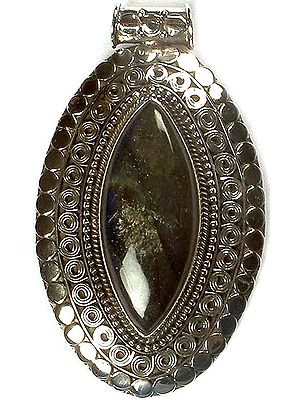 Labradorite Pointed Oval with Spirals