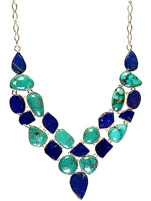 Lapis Lazuli and Turquoise Necklace