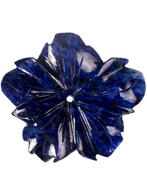 Lapis Lazuli Carved Flower