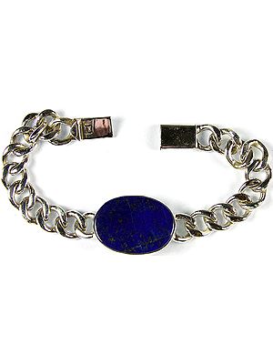 Lapis Lazuli Chain Bracelet