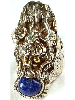 Lapis Lazuli Dragon Ring
