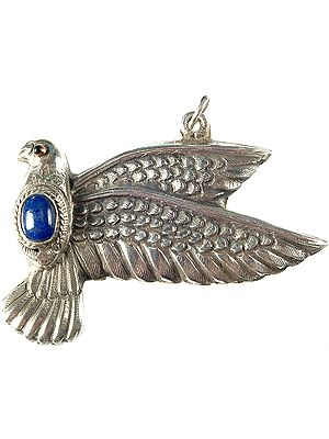Lapis Lazuli Flying Bird Pendant