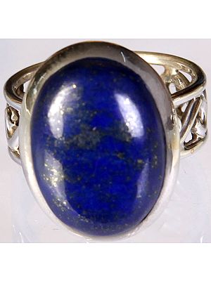 Lapis lazuli Oval Ring