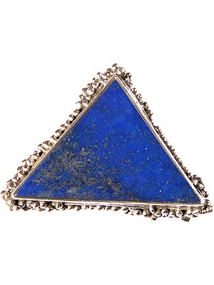 Lapis Lazuli Triangular Pendant