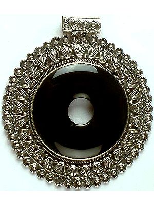 Large Black Onyx Pendant