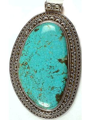 Large Turquoise Pendant