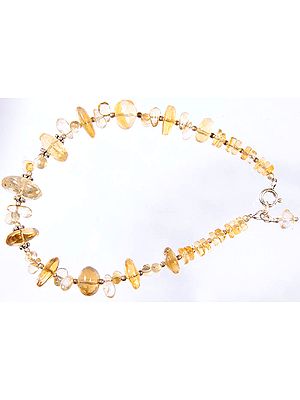 Lemon Topaz Beaded Bracelet
