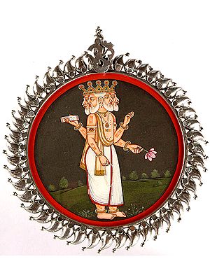 Lord Brahma Pendant (A Rare Object)