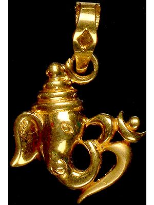 Lord Ganesha Pendant with OM (AUM)