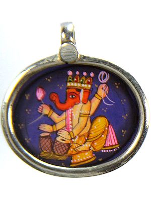 Lord Ganesha Playing Tabla