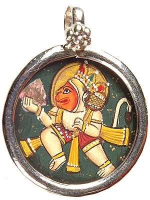 Lord Hanuman Carrying Sanjeevani Mountain