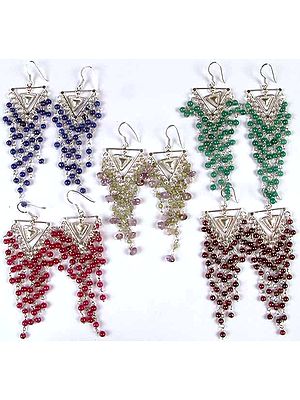 Lot of Five Gemstone Chandeliers