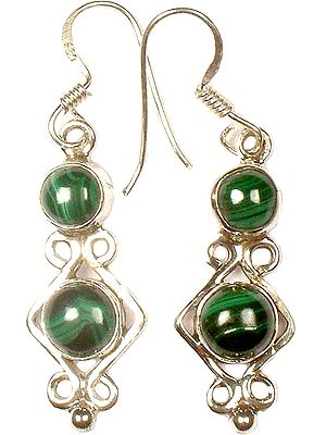 Malachite Earrings