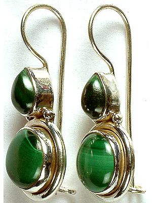 Malachite Earrings