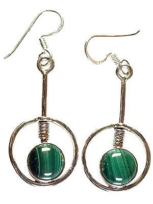 Malachite Earrings