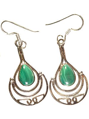 Malachite Earrings