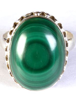 Malachite Oval Ring