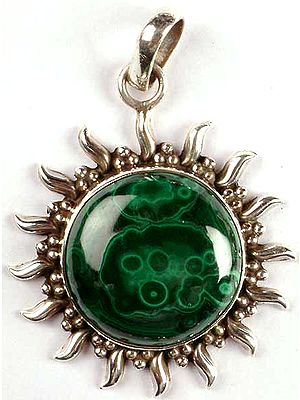 Malachite Sun Pendant